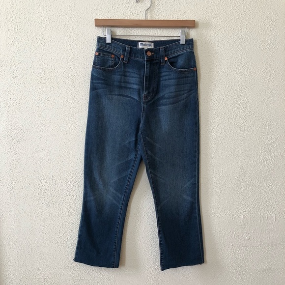 Madewell High Riser Crop Flare 26 - Picture 3 of 4